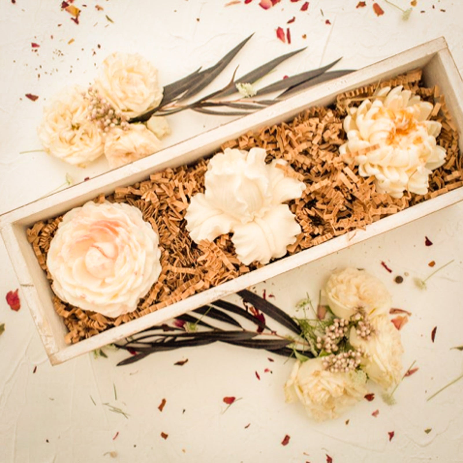 Flower Soap Gift Box Set