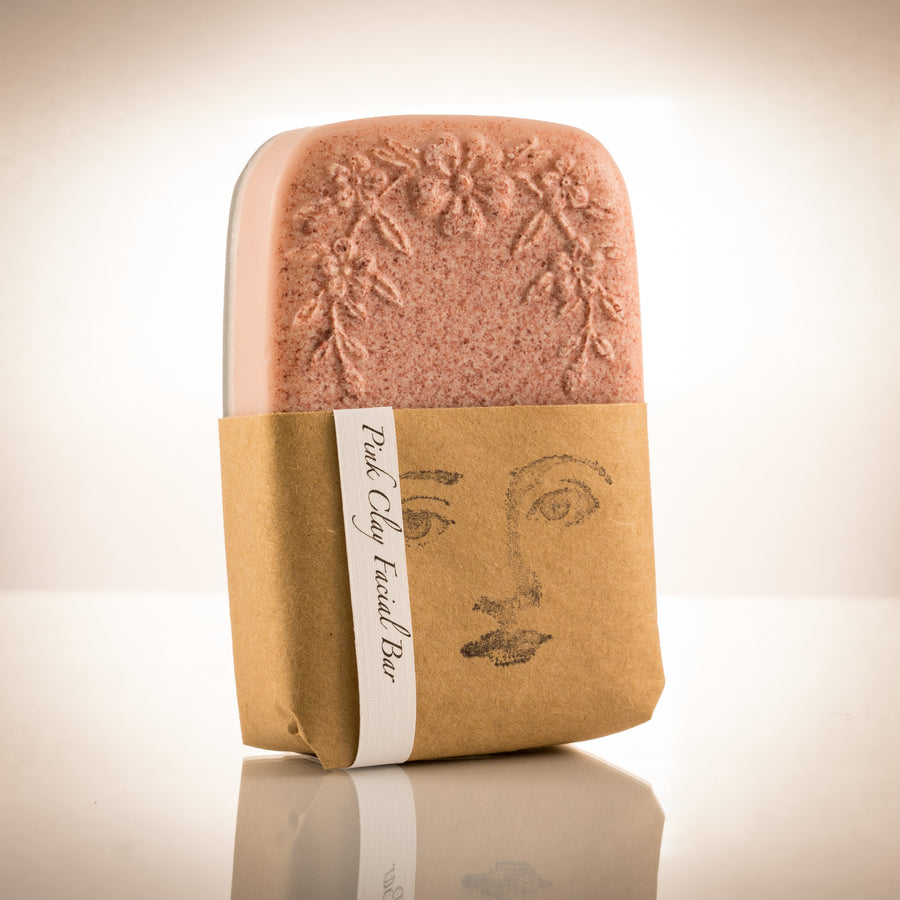 French Pink Clay Facial Bar | Recherche Organics